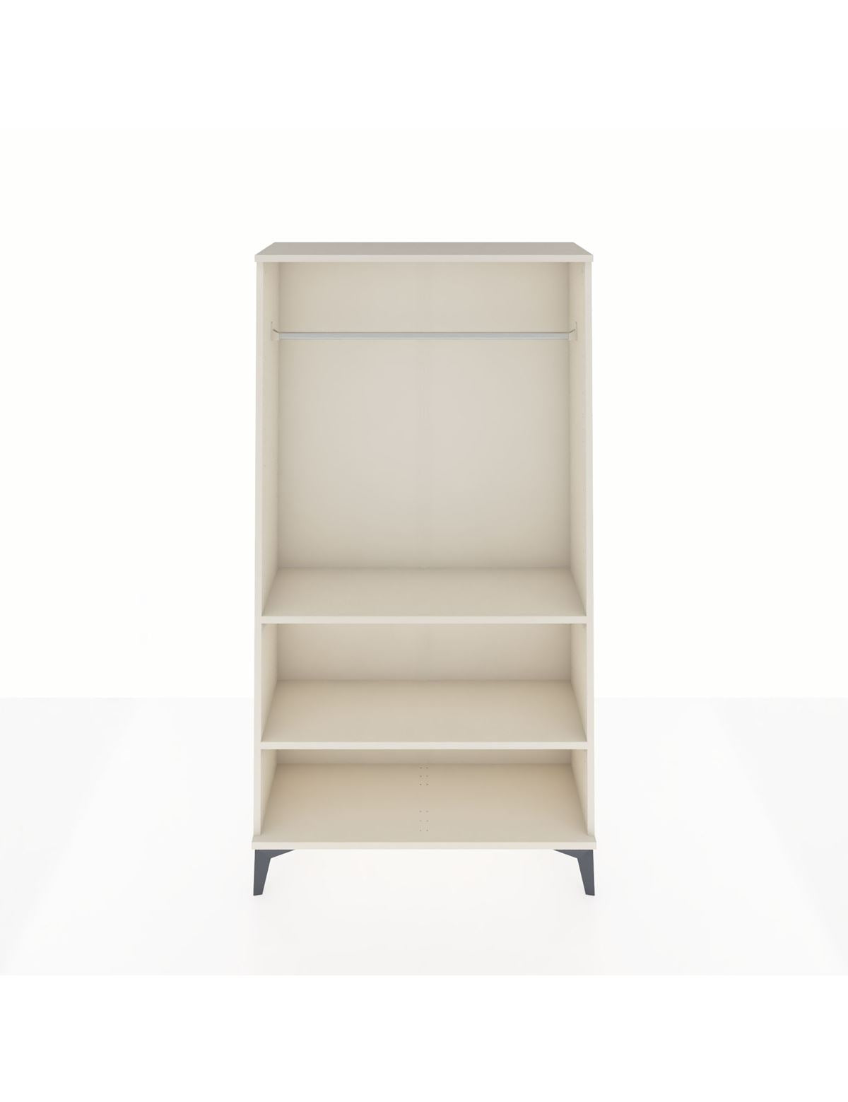 Arges Dolap 2 Raflı Kapaklı Tek Askılı 88x30x163 Aytaşı-Aytaşı