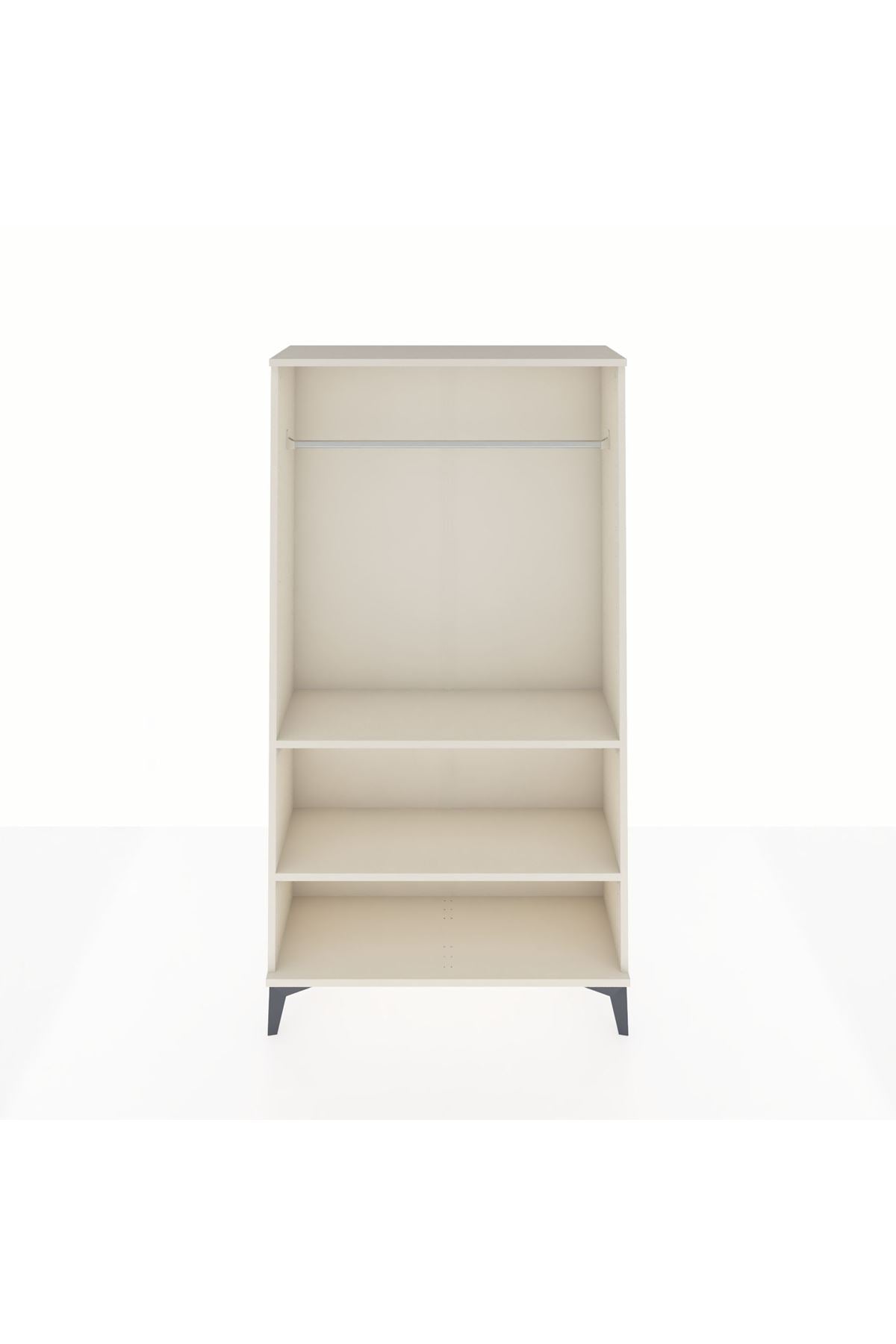 Arges Dolap 2 Raflı Kapaklı Tek Askılı 88x30x163 Aytaşı-Aytaşı