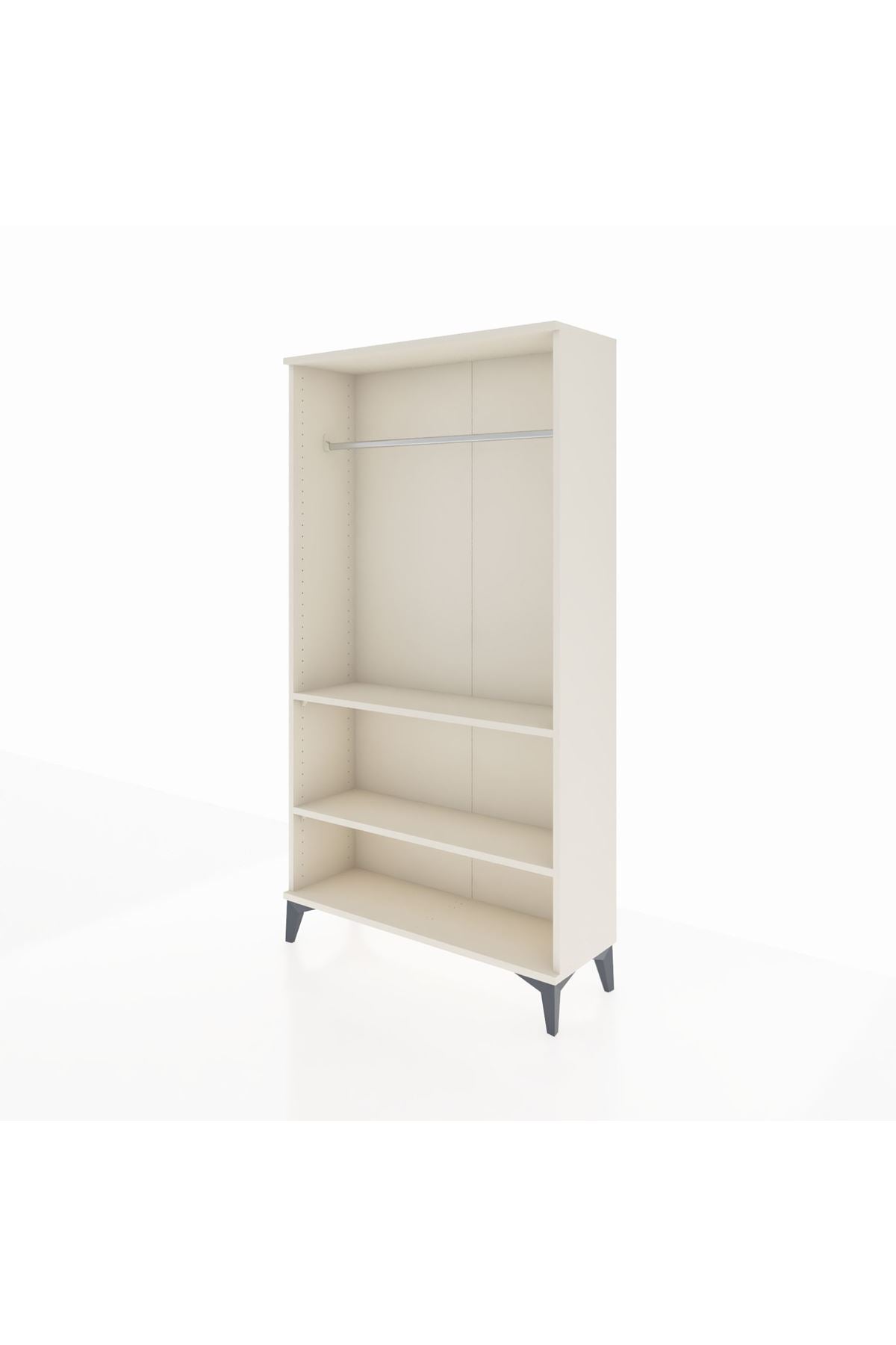 Arges Dolap 2 Raflı Kapaklı Tek Askılı 88x30x163 Aytaşı-Aytaşı