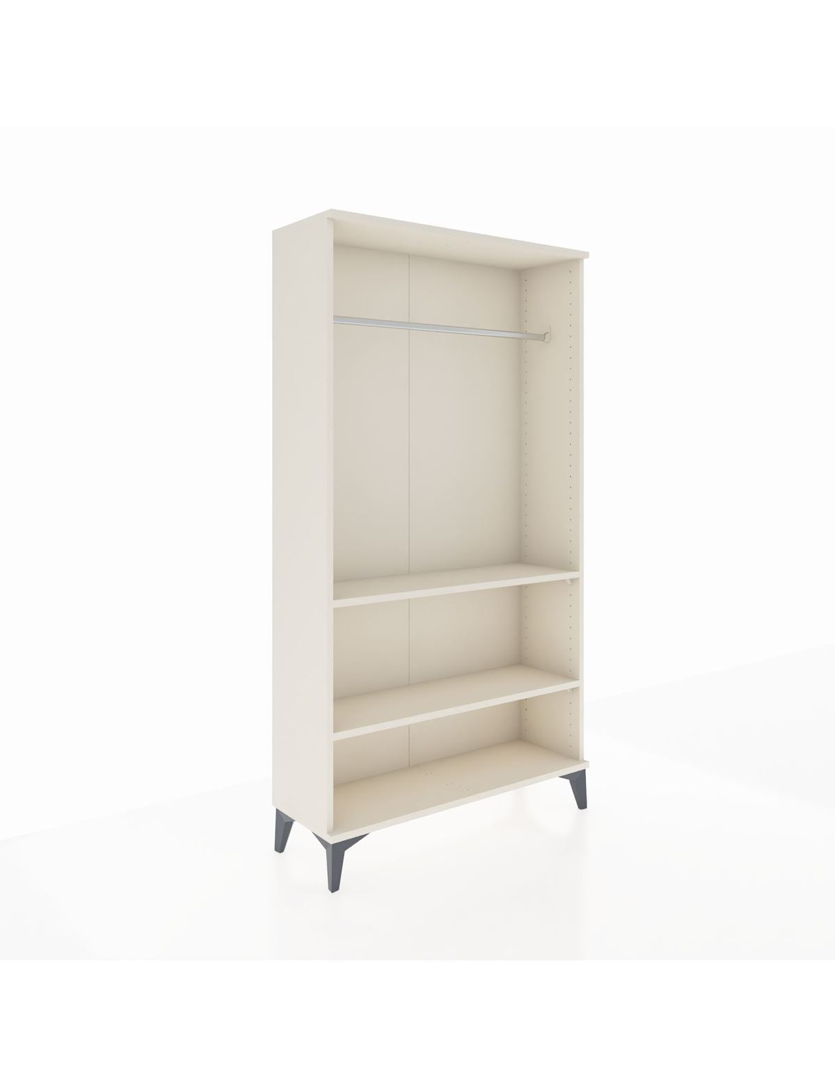 Arges Dolap 2 Raflı Kapaklı Tek Askılı 88x30x163 Aytaşı-Aytaşı