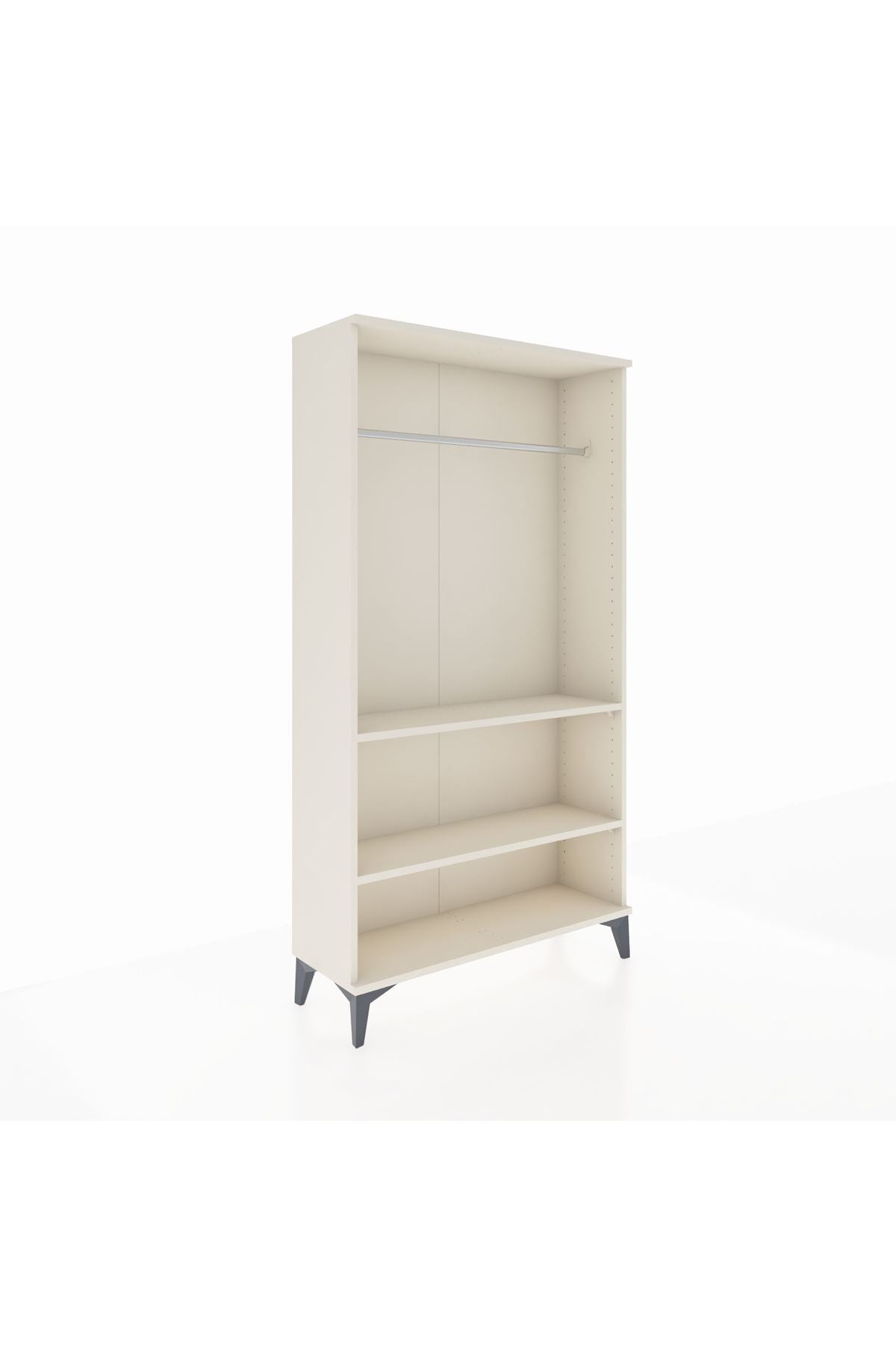 Arges Dolap 2 Raflı Kapaklı Tek Askılı 88x30x163 Aytaşı-Aytaşı