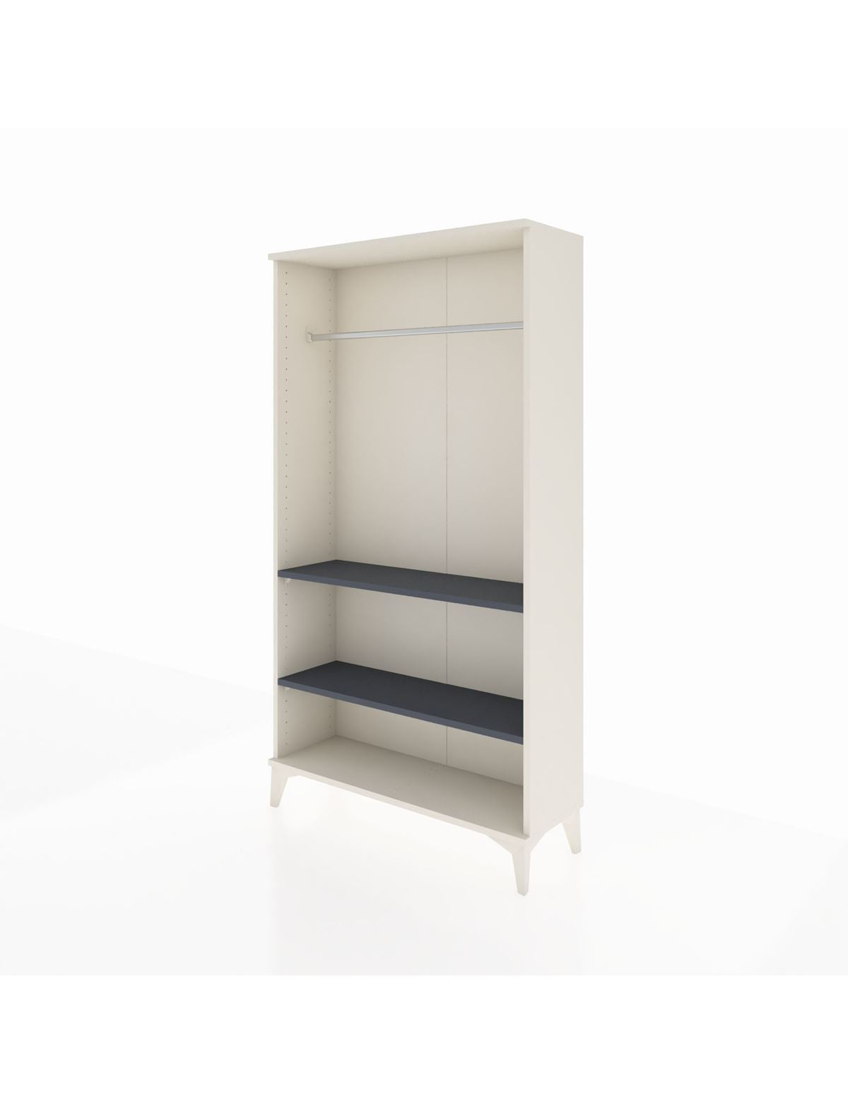 Arges Dolap 2 Raflı Kapaklı Tek Askılı 88x30x163 - S21M104V2A