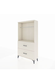 Arges Dolap Tek Raflı 2 Çekmeceli Tek Askılı 88x30x163 Aytaşı-Aytaşı