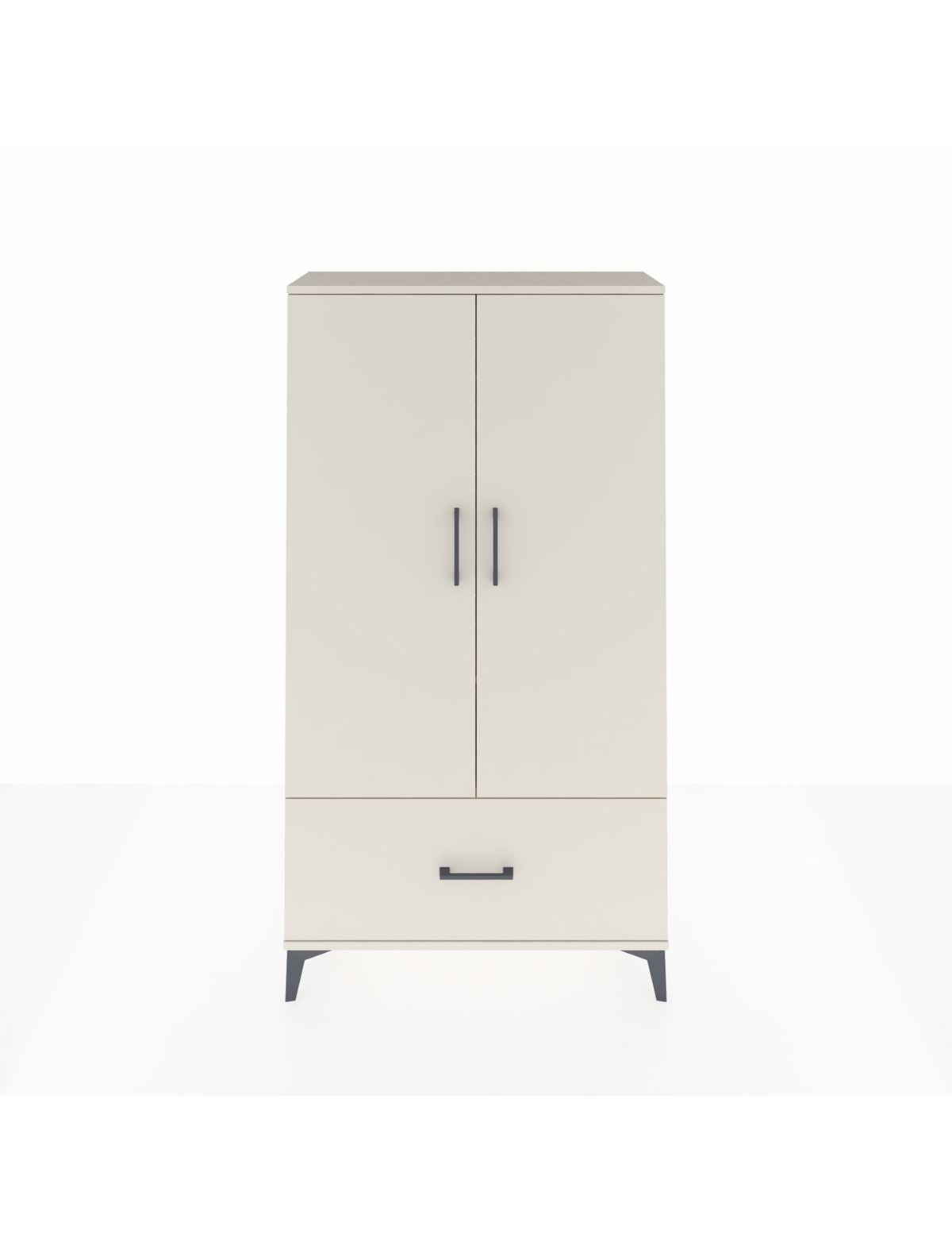 Arges Dolap 2 Raflı Tek Çekmeceli Tek Askılı 88x30x163 Aytaşı-Aytaşı