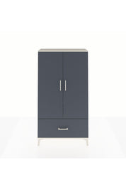 Arges Dolap 2 Raflı Tek Çekmeceli Tek Askılı 88x30x163 Aytaşı-Antrasit