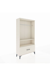 Arges Dolap 2 Raflı Tek Çekmeceli Tek Askılı 88x30x163 Aytaşı-Aytaşı