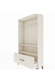 Arges Dolap 2 Raflı Tek Çekmeceli Tek Askılı 88x30x163 Aytaşı-Aytaşı