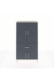 Arges Dolap Tek Raflı Tek Çekmeceli Tek Askılı 88x30x163 Aytaşı-Antrasit