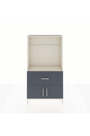 Arges Dolap Tek Raflı Tek Çekmeceli Tek Askılı 88x30x163 Aytaşı-Antrasit