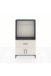 Arges Dolap Tek Raflı Tek Çekmeceli Tek Askılı 88x30x163 Antrasit-Aytaşı