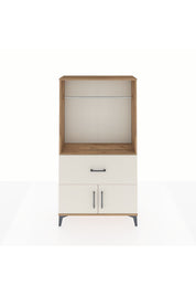 Arges Dolap Tek Raflı Tek Çekmeceli Tek Askılı 88x30x163 Çam-Aytaşı