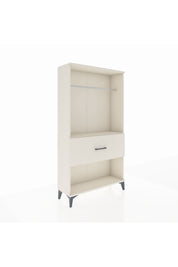 Arges Dolap Tek Raflı Tek Çekmeceli Tek Askılı 88x30x163 Aytaşı-Aytaşı