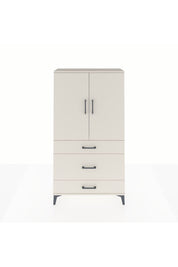 Arges Dolap Tek Raflı 3 Çekmeceli Tek Askılı 88x30x163 Aytaşı-Aytaşı