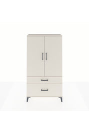 Arges Dolap Tek Raflı 2 Çekmeceli Tek Askılı 88x30x163 Aytaşı-Aytaşı