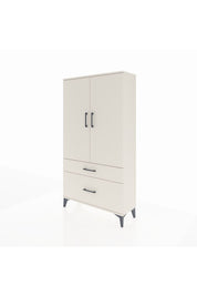 Arges Dolap Tek Raflı 2 Çekmeceli Tek Askılı 88x30x163 Aytaşı-Aytaşı