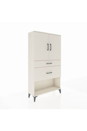 Arges Dolap 3 Raflı 2 Çekmeceli 2 Kapaklı 88x30x163 Aytaşı-Aytaşı