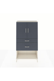 Arges Dolap 3 Raflı 2 Çekmeceli 2 Kapaklı 88x30x163 Aytaşı-Antrasit