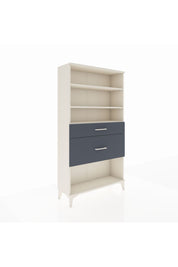 Arges Dolap 3 Raflı 2 Çekmeceli 88x30x163 Aytaşı-Antrasit