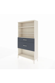 Arges Dolap 3 Raflı 2 Çekmeceli 88x30x163 Aytaşı-Antrasit