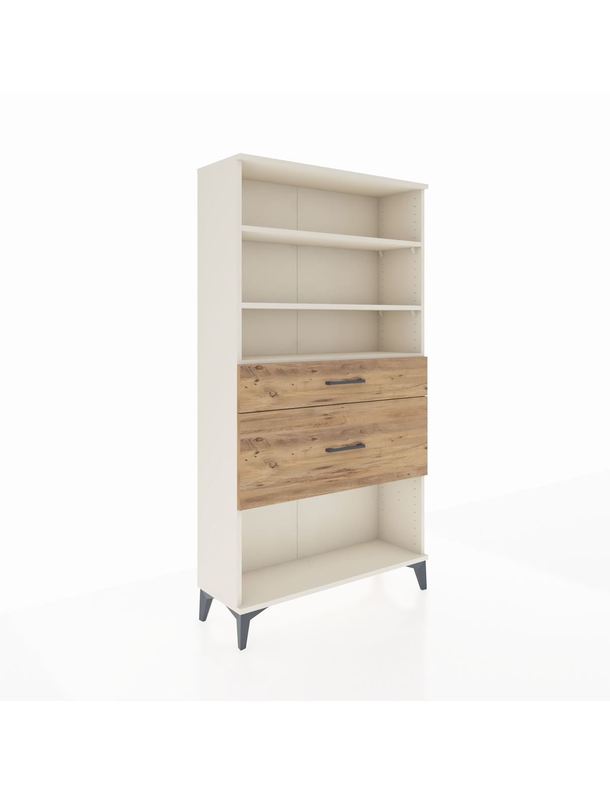 Arges Dolap 3 Raflı 2 Çekmeceli 88x30x163 Aytaşı-Çam