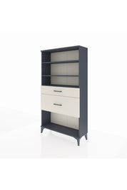 Arges Dolap 3 Raflı 2 Çekmeceli 88x30x163 Antrasit-Aytaşı