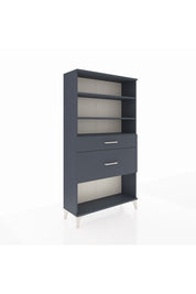 Arges Dolap 3 Raflı 2 Çekmeceli 88x30x163 Antrasit-Antrasit