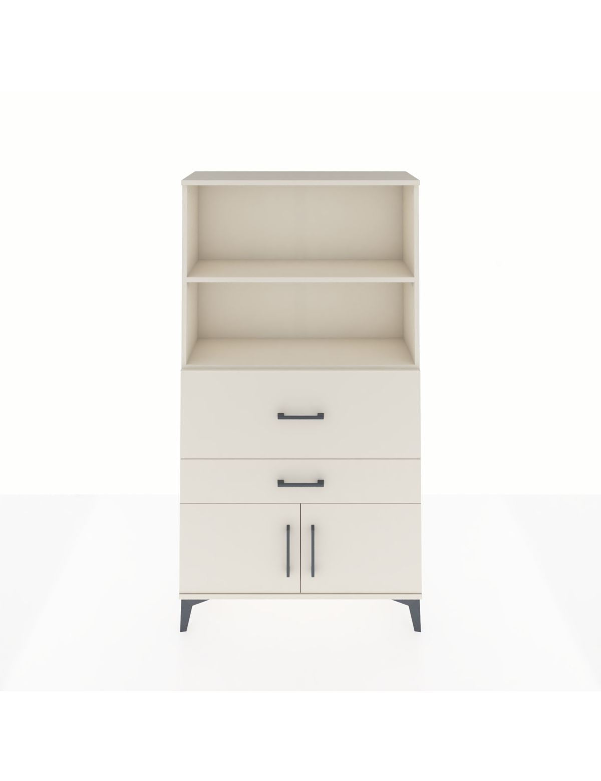 Arges Dolap 2 Raflı 2 Çekmeceli 2 Kapaklı 88x30x163 Aytaşı-Aytaşı