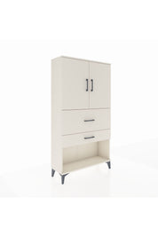 Arges Dolap 2 Raflı 2 Çekmeceli 2 Kapaklı 88x30x163 Aytaşı-Aytaşı