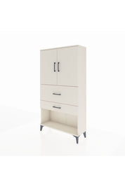 Arges Dolap 2 Raflı 2 Çekmeceli 2 Kapaklı 88x30x163 Aytaşı-Aytaşı