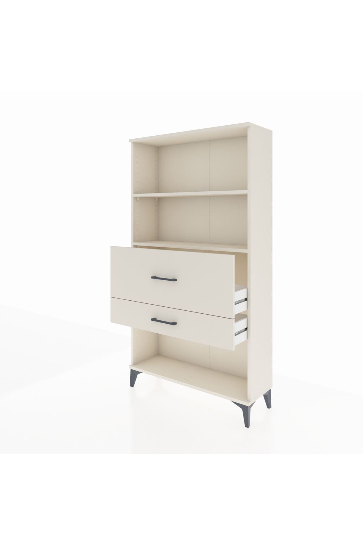 Arges Dolap 2 Raflı 2 Çekmeceli 88x30x163 Aytaşı-Aytaşı