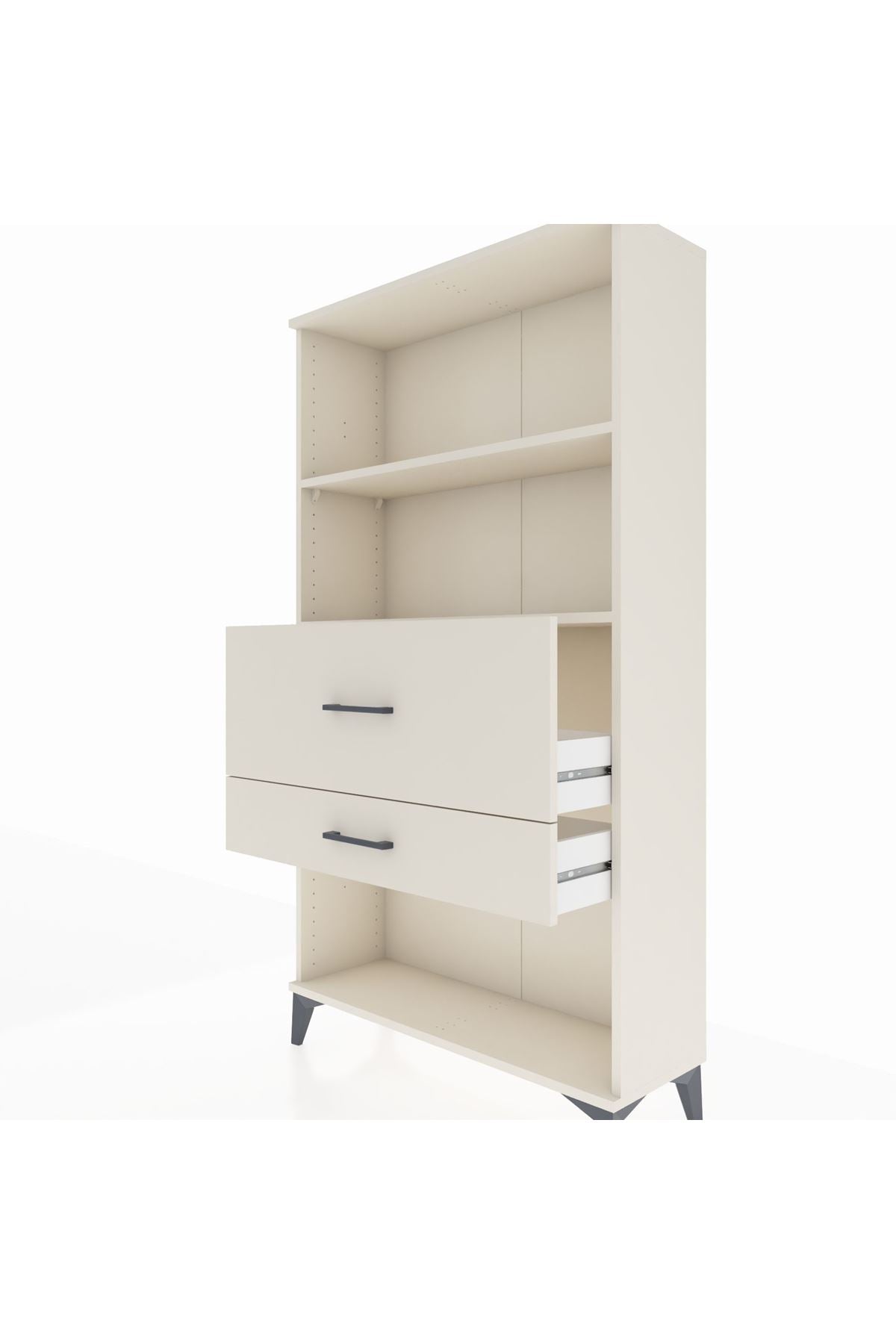 Arges Dolap 2 Raflı 2 Çekmeceli 88x30x163 Aytaşı-Aytaşı