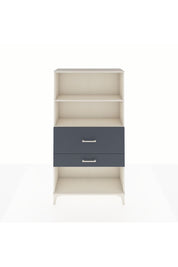 Arges Dolap 2 Raflı 2 Çekmeceli 88x30x163 Aytaşı-Antrasit