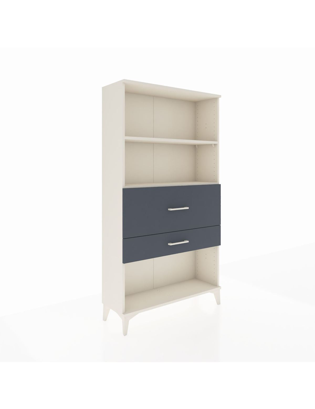 Arges Dolap 2 Raflı 2 Çekmeceli 88x30x163 Aytaşı-Antrasit