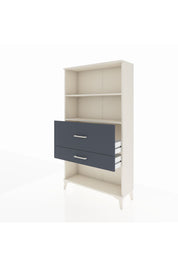 Arges Dolap 2 Raflı 2 Çekmeceli 88x30x163 Aytaşı-Antrasit