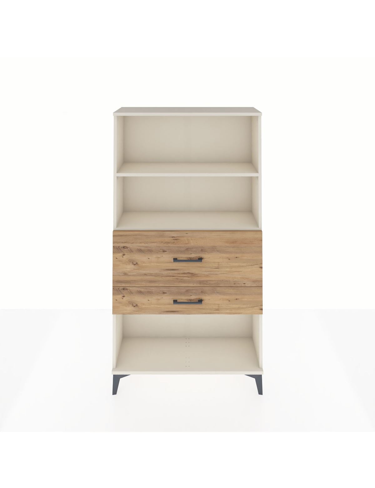 Arges Dolap 2 Raflı 2 Çekmeceli 88x30x163 Aytaşı-Çam