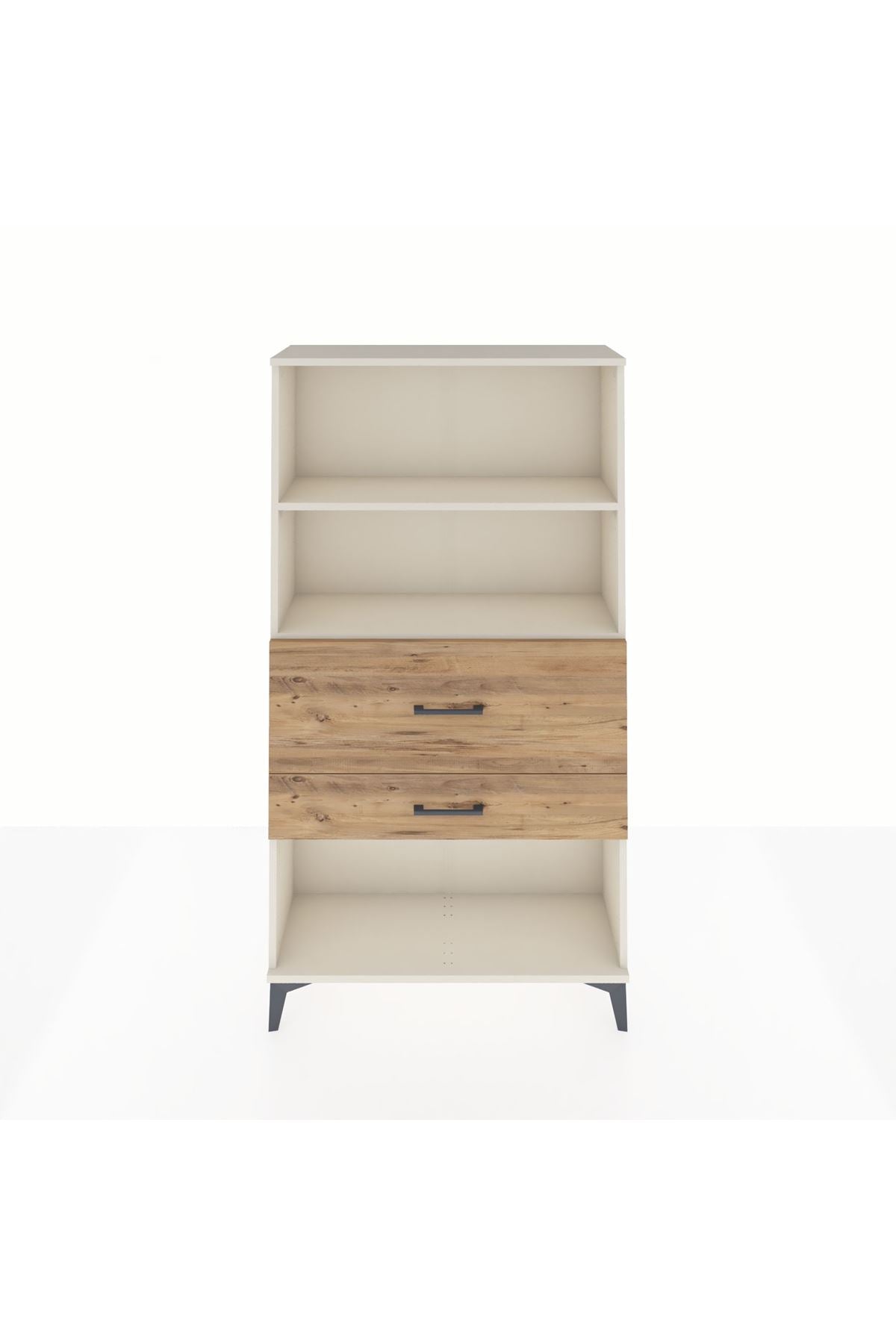 Arges Dolap 2 Raflı 2 Çekmeceli 88x30x163 Aytaşı-Çam