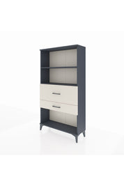 Arges Dolap 2 Raflı 2 Çekmeceli 88x30x163 Antrasit-Aytaşı