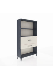 Arges Dolap 2 Raflı 2 Çekmeceli 88x30x163 Antrasit-Aytaşı