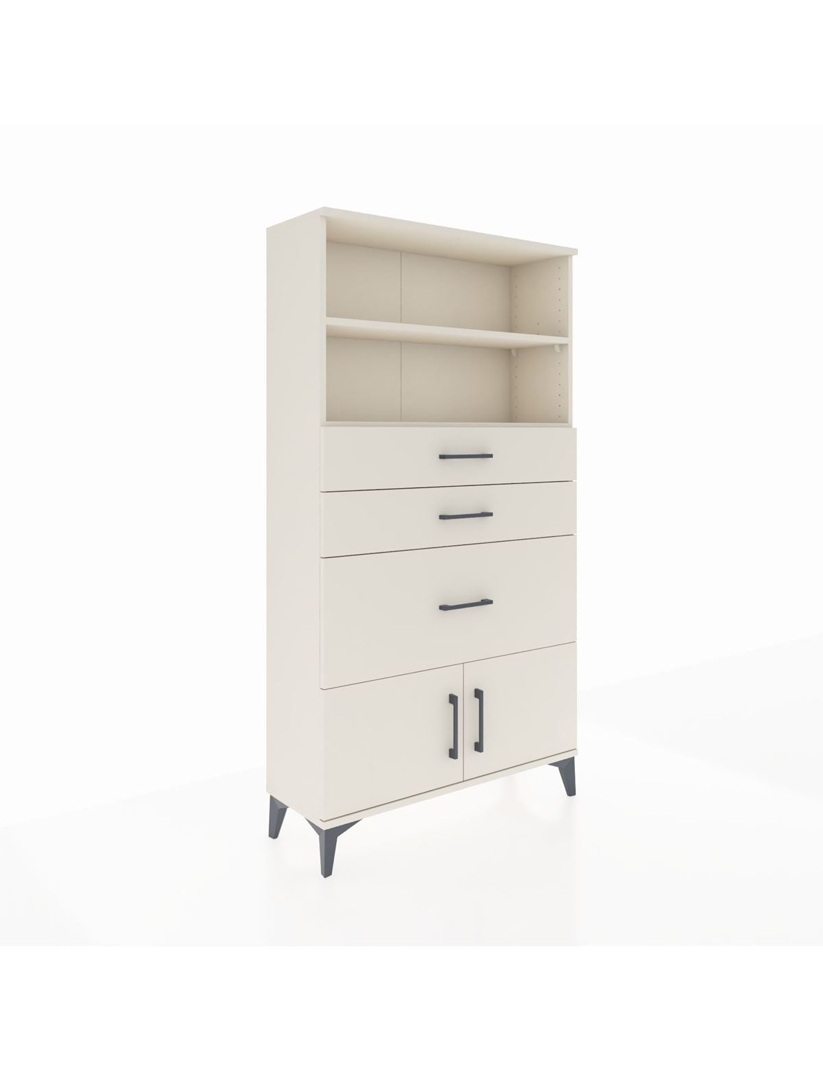 Arges Dolap 2 Raflı 3 Çekmeceli 2 Kapaklı 88x30x163 Aytaşı-Aytaşı