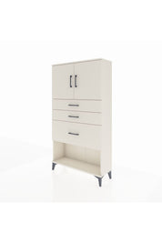 Arges Dolap 2 Raflı 3 Çekmeceli 2 Kapaklı 88x30x163 Aytaşı-Aytaşı