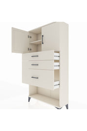 Arges Dolap 2 Raflı 3 Çekmeceli 2 Kapaklı 88x30x163 Aytaşı-Aytaşı