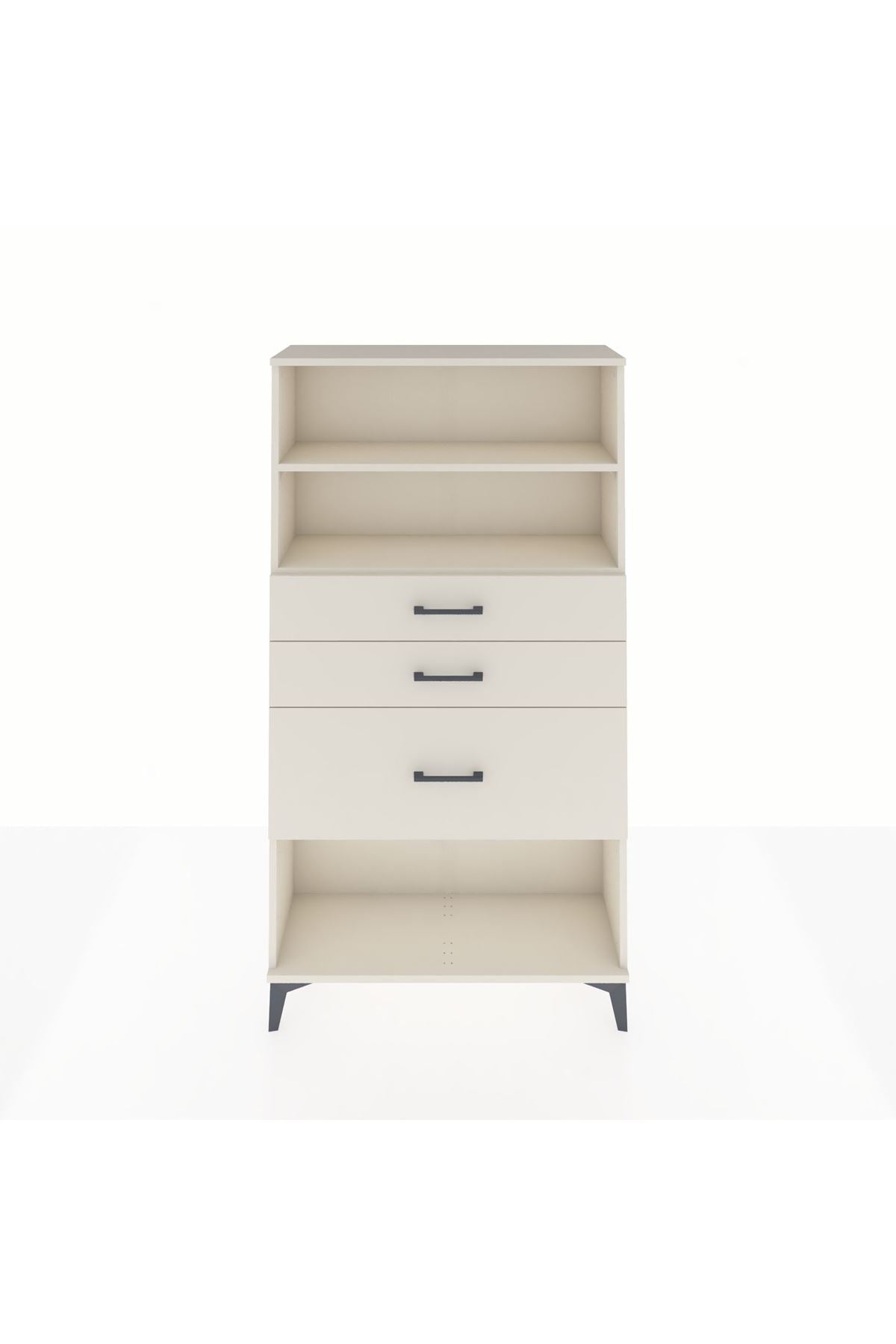 Arges Dolap 2 Raflı 3 Çekmeceli 88x30x163 Aytaşı-Aytaşı