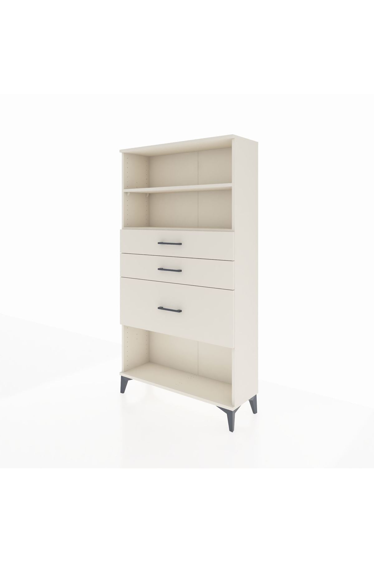 Arges Dolap 2 Raflı 3 Çekmeceli 88x30x163 Aytaşı-Aytaşı