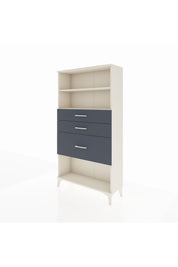 Arges Dolap 2 Raflı 3 Çekmeceli 88x30x163 Aytaşı-Antrasit