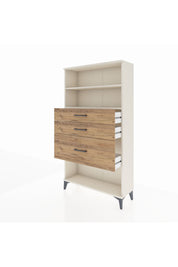 Arges Dolap 2 Raflı 3 Çekmeceli 88x30x163 Aytaşı-Çam