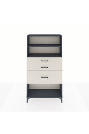 Arges Dolap 2 Raflı 3 Çekmeceli 88x30x163 Antrasit-Aytaşı