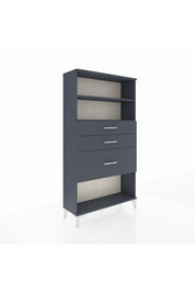 Arges Dolap 2 Raflı 3 Çekmeceli 88x30x163 Antrasit-Antrasit