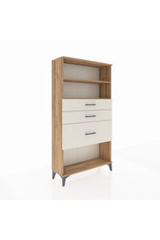 Arges Dolap 2 Raflı 3 Çekmeceli 88x30x163 Çam-Aytaşı