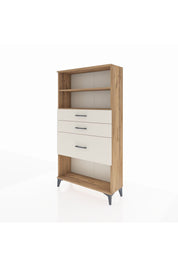 Arges Dolap 2 Raflı 3 Çekmeceli 88x30x163 Çam-Aytaşı