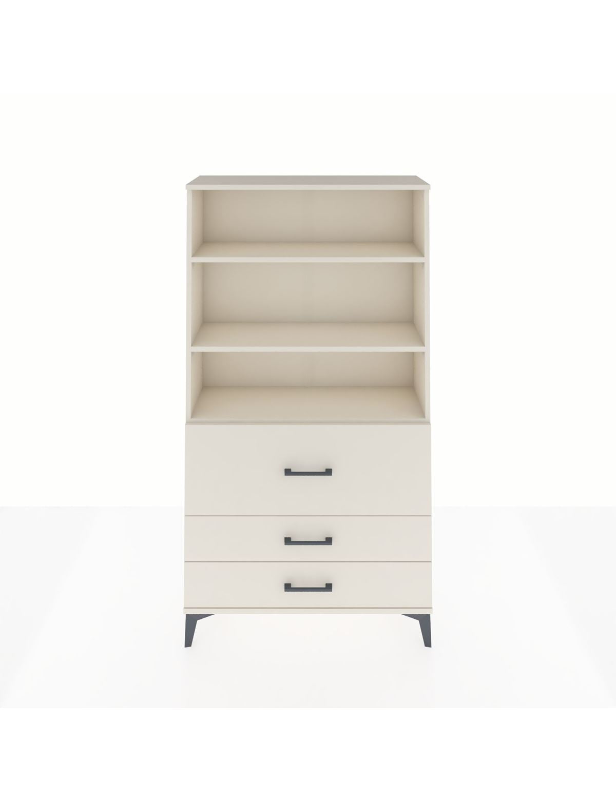 Arges Dolap 3 Raflı 3 Çekmeceli 88x30x163 Aytaşı-Aytaşı